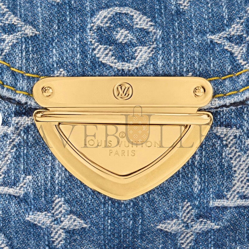 LOUIS VUITTON DENIM POCHETTE FAIRFAX SHOULDER BAG M82948 (18*14*2.7cm) 